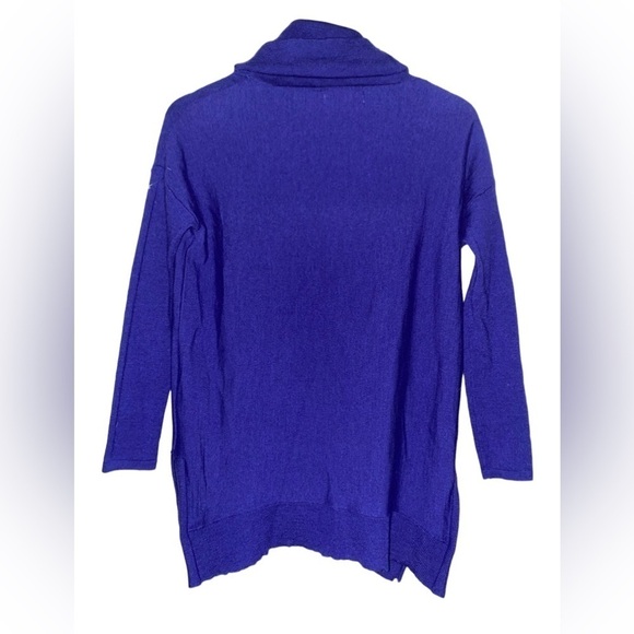 Tahari Extra Fine Merino Wool Cowl Neck Knit Sweater Women XS Cold Weather - Picture 2 of 6